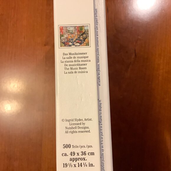 Ravensburger 500 Piece Jigsaw Puzzle "The Music Room" - Picture 3 of 3